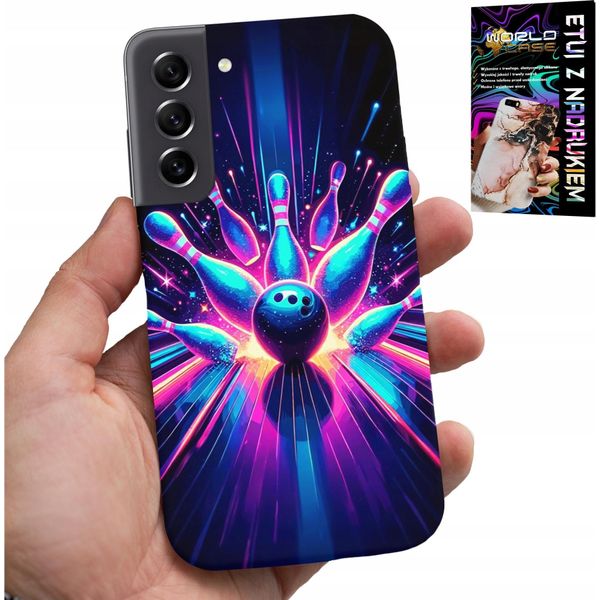 Custodia Per Samsung Galaxy S22 - Cover Bowling Strike, Retro-image
