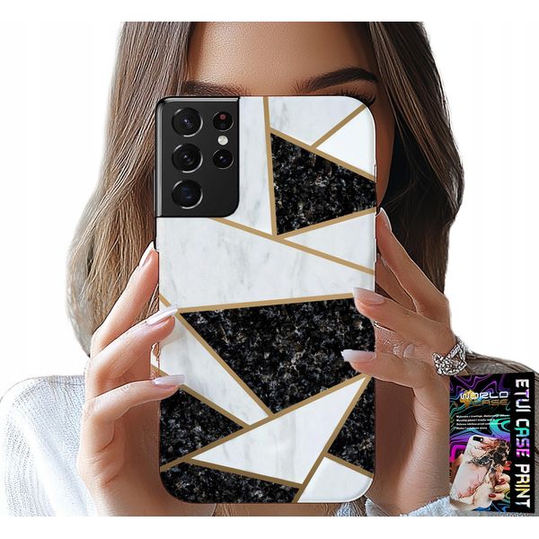 Etui Per Samsung Galaxy S21 Ultra - Elegante Design Moderno Caso + File-image