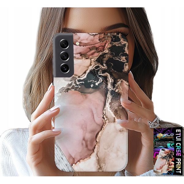 Custodia Per Samsung Galaxy S22 Plus - Moda Marmo Elegante + Vetro-image