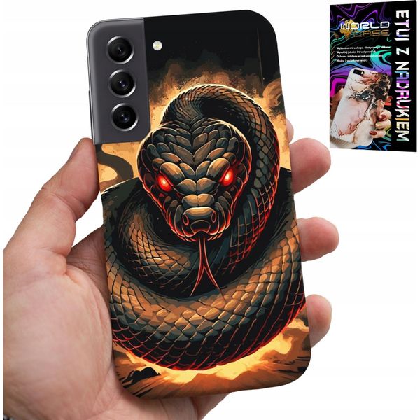 Custodia Per Samsung Galaxy S22 Plus - Serpente, Serpenti Cobra Serpente A Sonagli + Pellicola-image