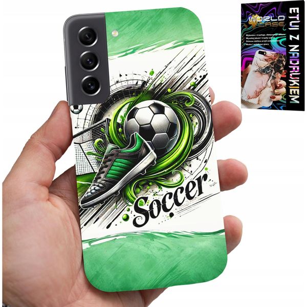 Custodia Per Samsung Galaxy S21 - Calcio, Custodia Per Pallone Da Calcio + Vetro-image