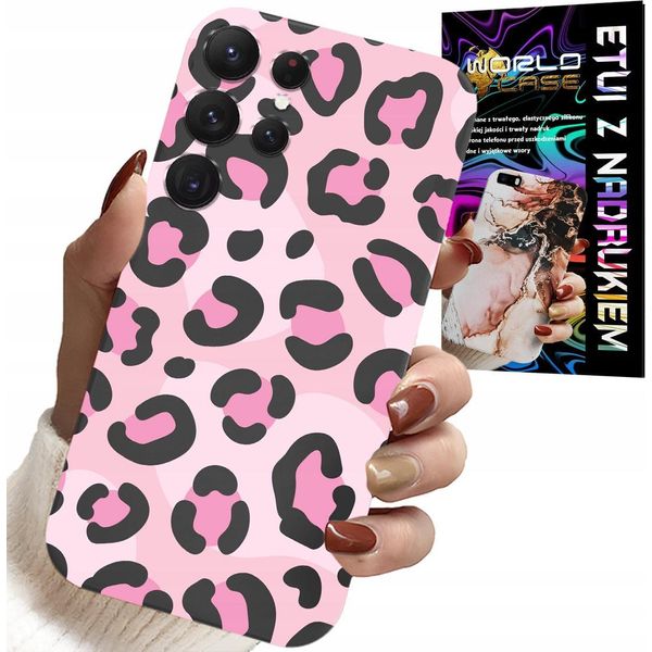 Etui Per Samsung Galaxy S22 Ultra - Pale Pantera Rosa - Modello Femminile-image