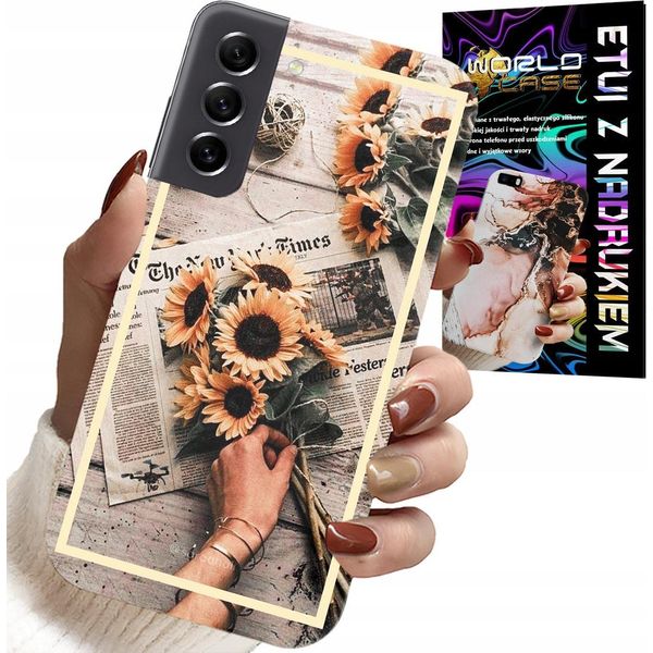 Custodia Per Samsung Galaxy S22 - Motivo Floreale Girasole Sunflower-image