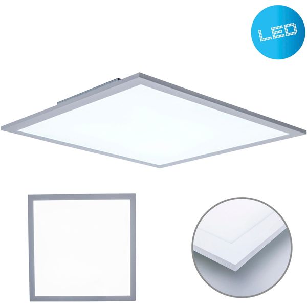 NÄVe Led Panel "Nicola", Weiß, 1, H: 6Cm, 1 Stk., Leuchten, Aufbaupanel Weiß 45X45Cm, H: 6Cm, 120 Led, Lichtfarbe Neutralweiß-image