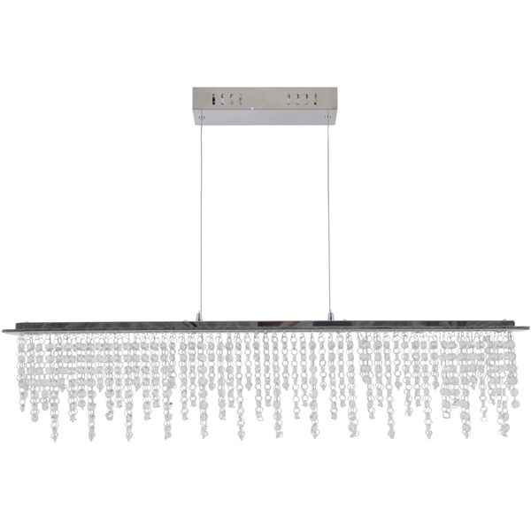 NÄVe Led Pendelleuchte "Diamonds", Grau (Chromfarben), 1, 1 Stk., Leuchten, Led Pendelleuchte>>Diamonds<<,Dimmbar Per Wandschalter / Fernbedienung, Led Pendelleuchte-image