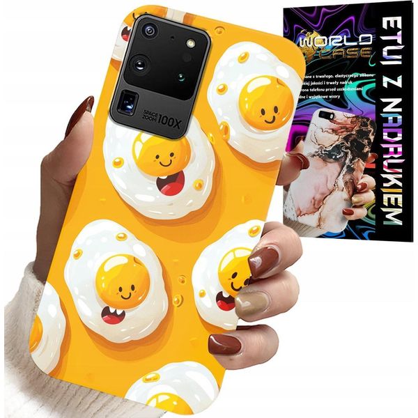 Etui Per Samsung Galaxy S20 Ultra - Caso Uova Sorridenti + File-image