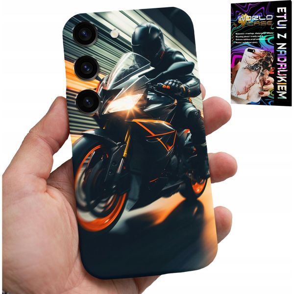 Custodia Per Samsung Galaxy S23 - Motocicletta Fan + Vetro-image