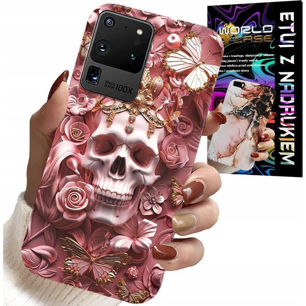 Etui Per Samsung Galaxy S20 Ultra - Femminile, Design Moderno, Pelle Di Donna In Rosa-image