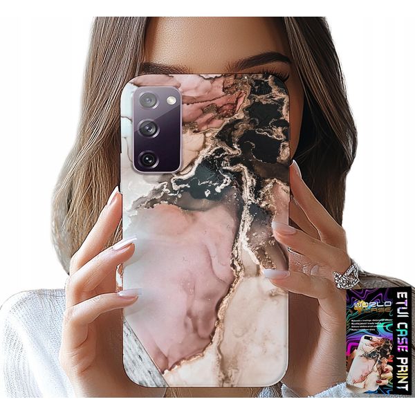 Custodia Per Samsung Galaxy S20 Fe - Elegante Moda Marmo + Vetro-image