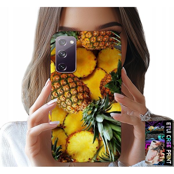 Custodia Per Samsung Galaxy S20 Lite - Ananas Frutta Custodia + Vetro-image