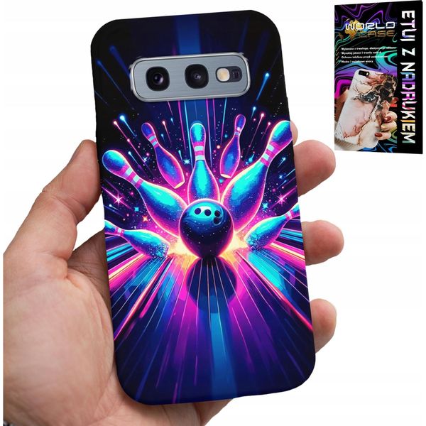 Custodia Per Samsung Galaxy S10E - Cover Bowling Strike, Retro-image