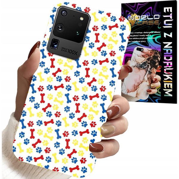 Etui Per Samsung Galaxy S20 Ultra - Cane Patrol Carry Zampe + Laminato-image