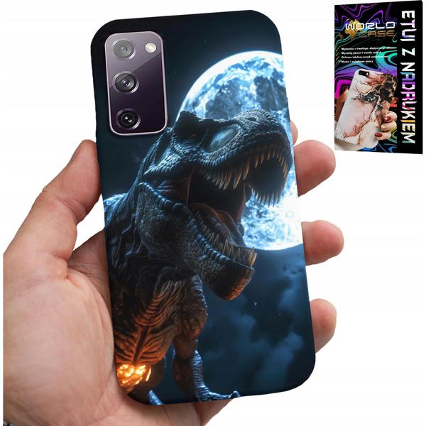 Custodia Per Samsung Galaxy S20 Fe - Dino Dinosauro Tirannosauro Cover Case-image