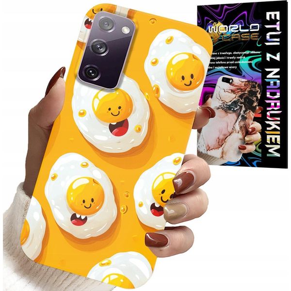 Custodia Per Samsung Galaxy S20 Fe - Custodia Per Uovo Dolce Sorridente + Pellicola-image