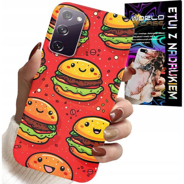 Custodia Per Samsung Galaxy S20 Lite - Cover Sweet Smiling Burgers-image