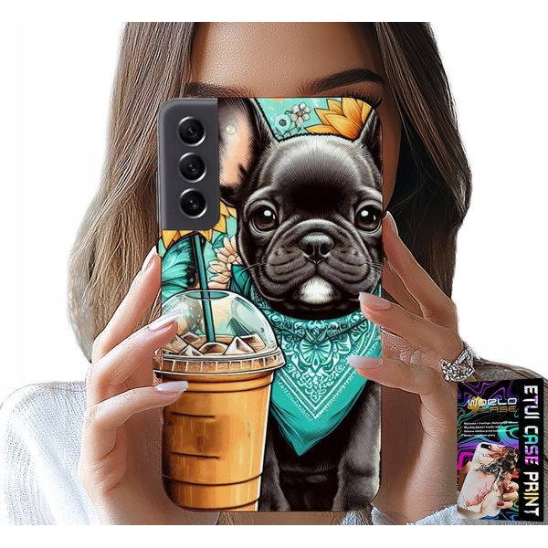 Custodia Per Samsung Galaxy S22 - Bulldog Coffi Love, Girasoli, Custodia Psi-image