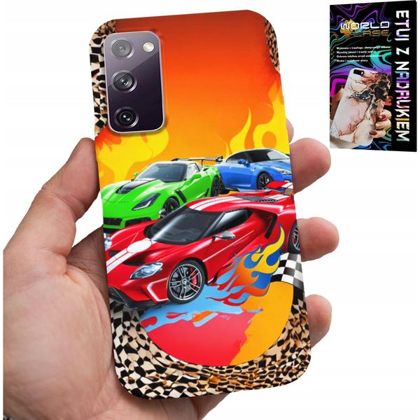 Custodia Per Samsung Galaxy S20 Lite - Per Bambini, Auto Da Corsa + Vetro-image
