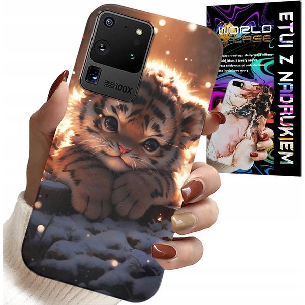 Etui Per Samsung Galaxy S20 Ultra - Con Custodia Cutler Tiger - In Stampaggio-image