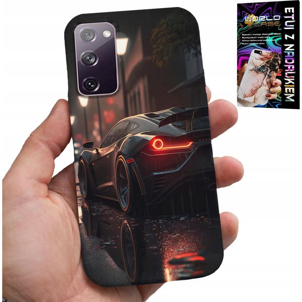Custodia Per Samsung Galaxy S20 Fe - Auto Sportive Fan Glass-image