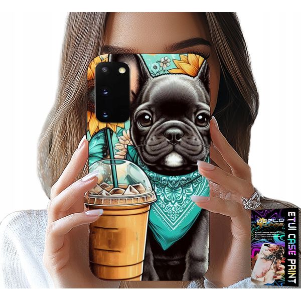 Custodia Per Samsung Galaxy S20 - Bulldog Coffi Love, Girasoli, Custodia Psi-image