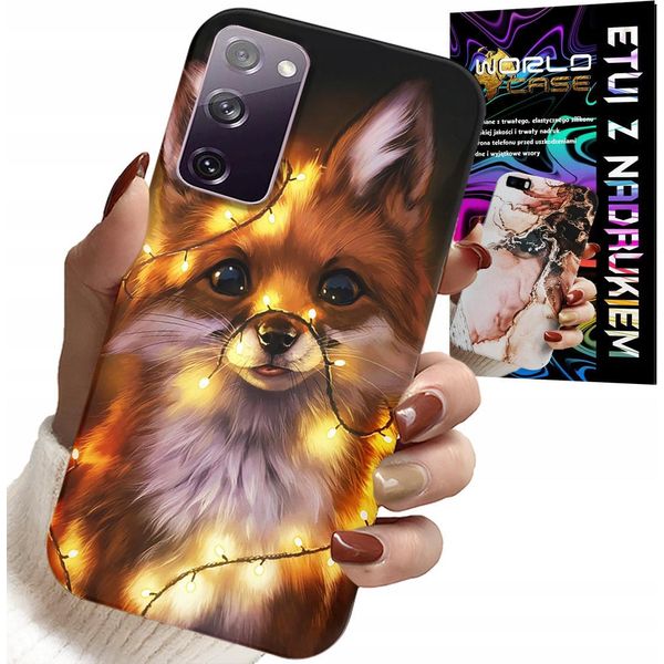 Custodia Per Samsung Galaxy S20 Lite - Dolce Volpe Foresta Animali Caso + Vetro-image
