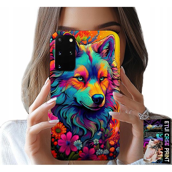 Custodia Per Samsung Galaxy S20 Plus - Disegni Colorati, Custodia Swora Wolf Pack-image