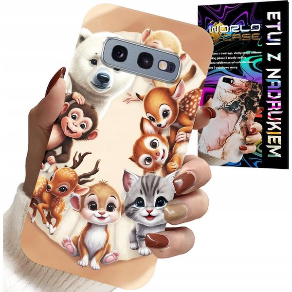 Custodia Per Samsung Galaxy S10E - Zaino Per Bambini In Custodia Animali Della Foresta-image