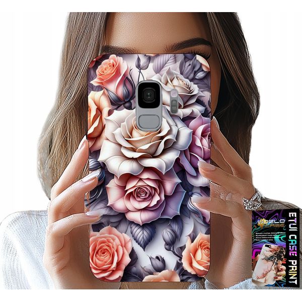 Custodia Per Samsung Galaxy S9 - Design Floreale Rosa Fiori Custodia-image