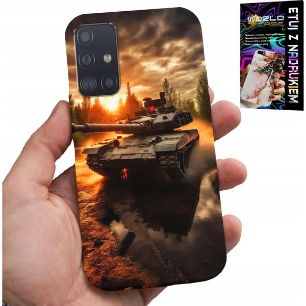 Custodia Per Samsung Galaxy M31S - Carro Armato, Guerra, Militare, Militari, Disegni-image