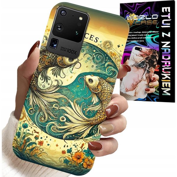 Etui Per Samsung Galaxy S20 Ultra - Segno Zodiano, Astronomia Dei Pesci + File-image