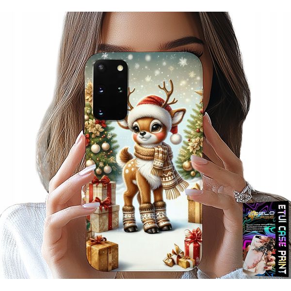 Custodia Per Samsung Galaxy S20 Plus - Renna, Disegni Natalizi + Lamina-image