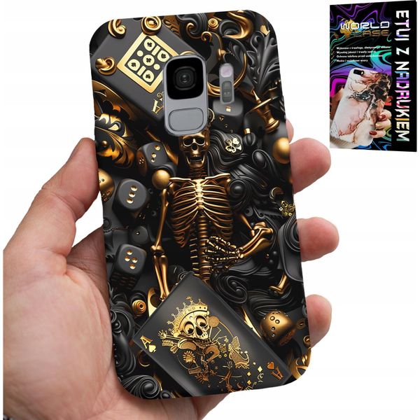 Custodia Per Samsung Galaxy S9 - Re Del Poker Ace A Dadi Disegni Per Uomini + Pellicola-image