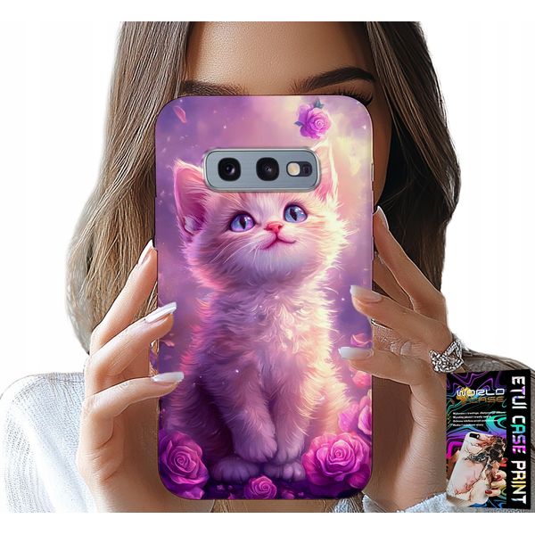 Custodia Per Samsung Galaxy S10E - Simpatico Gattino, Gatto, Disegni Con Animali-image