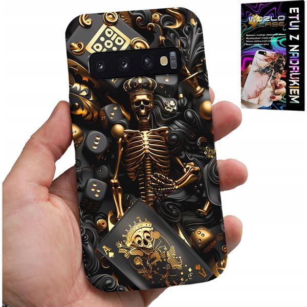 Custodia Per Samsung Galaxy S10 - Re Del Poker Ace A Dadi Disegni Per Uomini + Pellicola-image