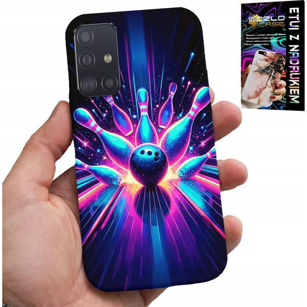Custodia Per Samsung Galaxy A71 - Cover Bowling Strike, Retro-image