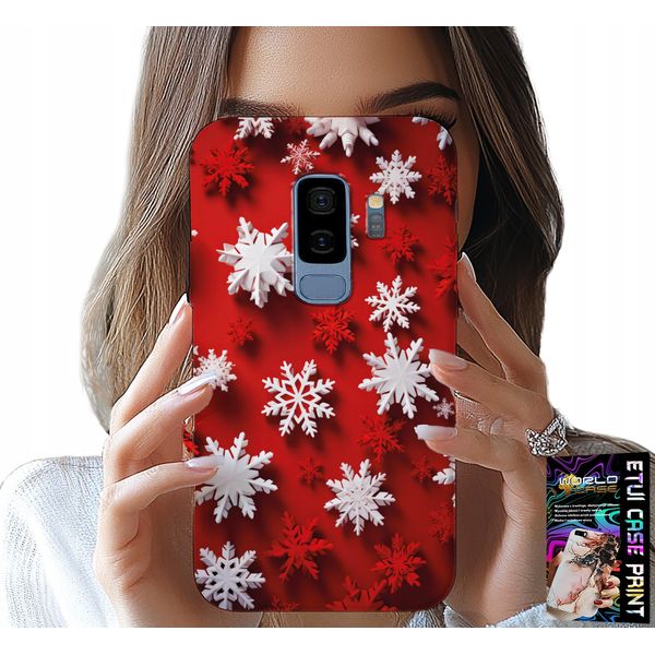 Custodia Per Samsung Galaxy S9 Plus - Fiocchi Di Neve, Neve, Stelle, Vacanze-image