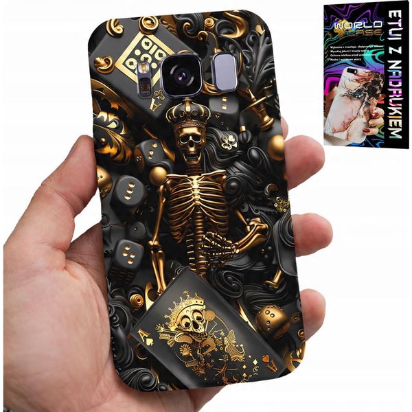 Custodia Per Samsung Galaxy S8 - Re Del Poker Ace A Dadi Disegni Per Uomini + Pellicola-image