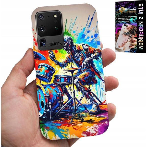 Etui Per Samsung Galaxy S20 Ultra - Coperchio Percussione Rock-image