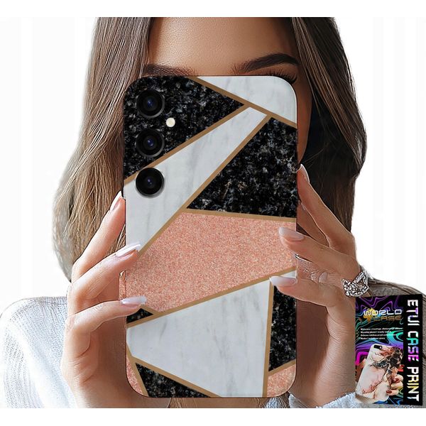 Custodia Per Samsung Galaxy M55 5G - Elegante Design Alla Moda + Vetro-image