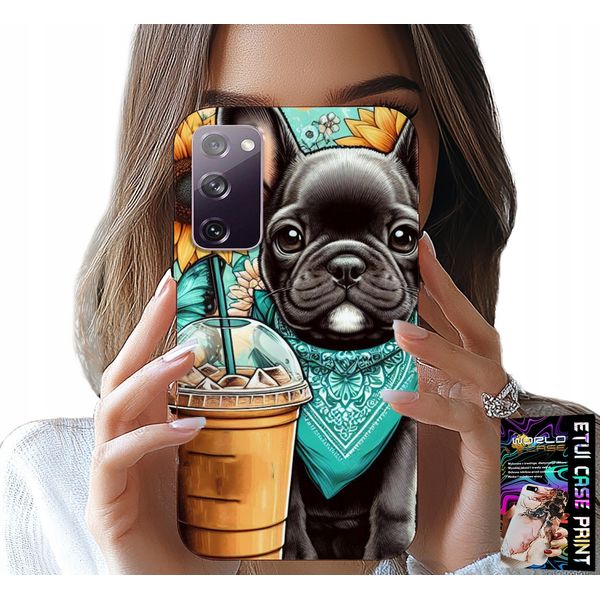 Custodia Per Samsung Galaxy S20 Fe - Bulldog Coffi Love, Girasoli, Custodia Psi-image