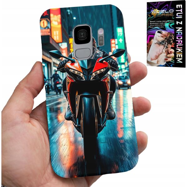 Custodia Per Samsung Galaxy S9 - Moto, Disegni Di Monocicli + Pellicola-image