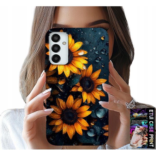 Custodia Per Samsung Galaxy M23 - Girasoli, Girasole, Motivi Floreali-image