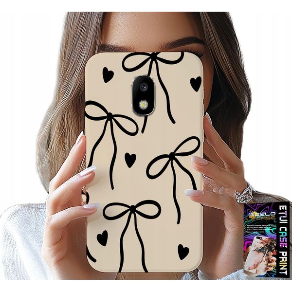 Custodia Per Samsung Galaxy J5 2017 - Fiocco Beige Disegni Moda-image