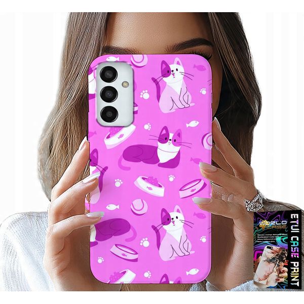 Custodia Per Samsung Galaxy M23 - Love Cat, Disegni Con Gatti Gatti, Cover-image
