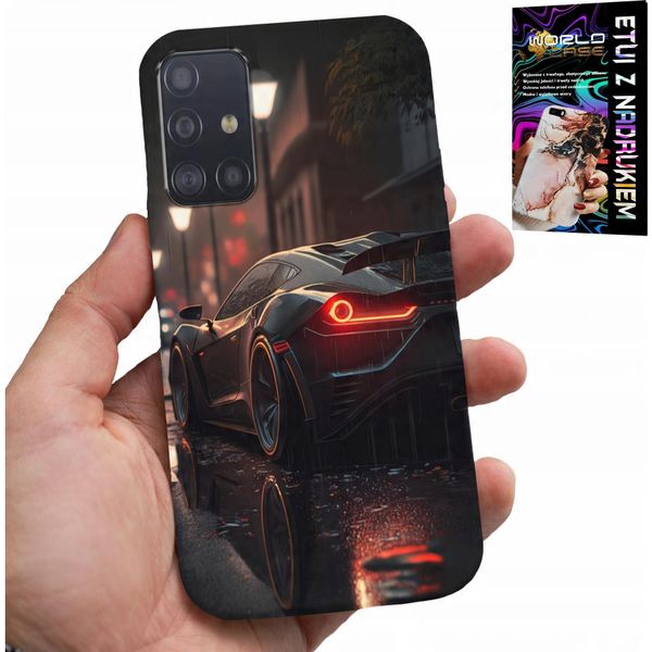 Custodia Per Samsung Galaxy A71 - Auto Sportive Fan Vetro-image