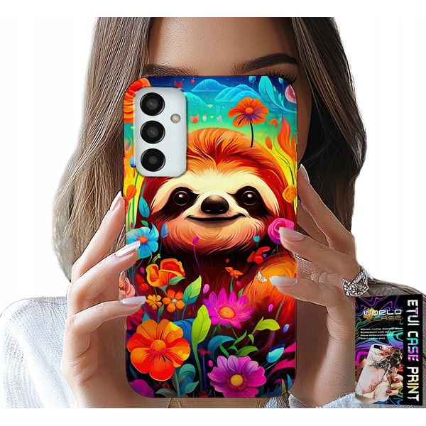 Custodia Per Samsung Galaxy M23 - Motivi Animali Koala Colorati + Vetro-image