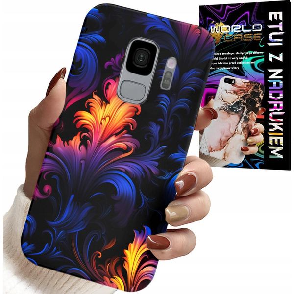 Custodia Per Samsung Galaxy S9 - Motivi Astratti Colorati + Lamina-image