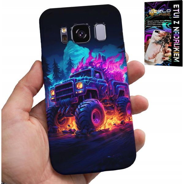 Custodia Per Samsung Galaxy S8 - Custodia Monstertruck Mega Truck Designs-image