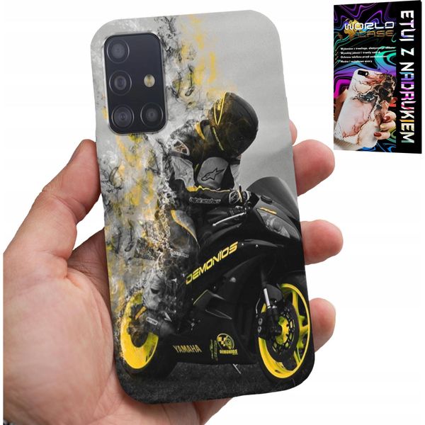 Custodia Per Samsung Galaxy M31S - Moto Fan Molti Disegni Posteriori-image
