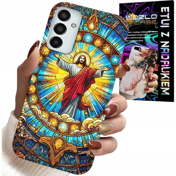 Custodia Per Samsung Galaxy M13 4G - Gesù Cristianesimo Religione + Vetro-image